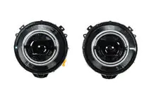 Mercedes G class W463 1990–2018 Etuvalot moduuleilla Design-2023 Black (2006-2017) kuva 2