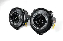 Mercedes G class W463 1990–2018 Etuvalot moduuleilla Design-2023 Black (2006-2017) kuva 3