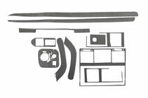 Mercedes G class W463 1990–2018 Kojelaudan suojat kuva 2