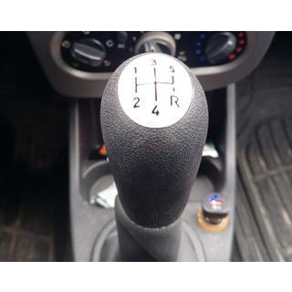 Vaihdekepin nuppi 8200079112 (musta ja harmaa) Dacia Logan I 2008–2012 kuva 1