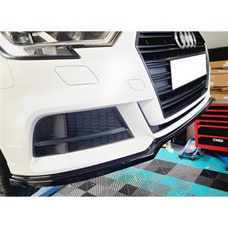 Etupuskurin lip-spoileri DPT V-2 (kiiltävä musta) Audi A3 2012–2020 kuva 1