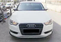 Audi A3 2012–2020 Etupuskurin lipa/splitteri DPT V-3 (Sedan/HB, kiiltävä musta) kuva 4