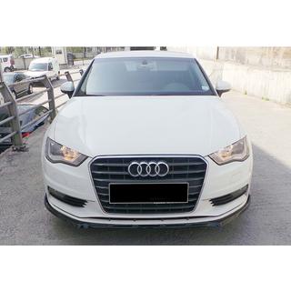 Etupuskurin lipa/splitteri DPT V-3 (Sedan/HB, kiiltävä musta) Audi A3 2012–2020 kuva 4