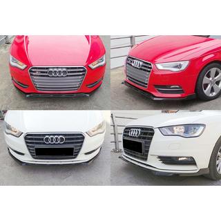 Etupuskurin lipa/splitteri DPT V-3 (Sedan/HB, kiiltävä musta) Audi A3 2012–2020 kuva 1