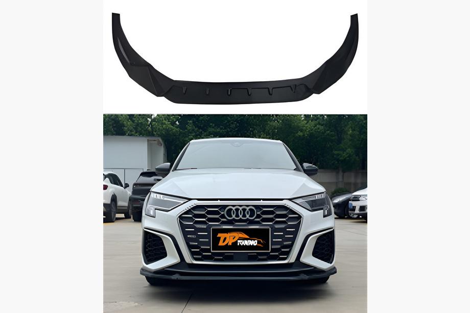 Audi A3 2020– Etupuskurin lip-spoileri DPT V-1 (musta kiiltävä) Image