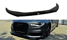 Audi A5 2007–2015 Etupuskurin lippoileri DPT (S-Line, 2011-2015, kiiltävä musta) kuva 4