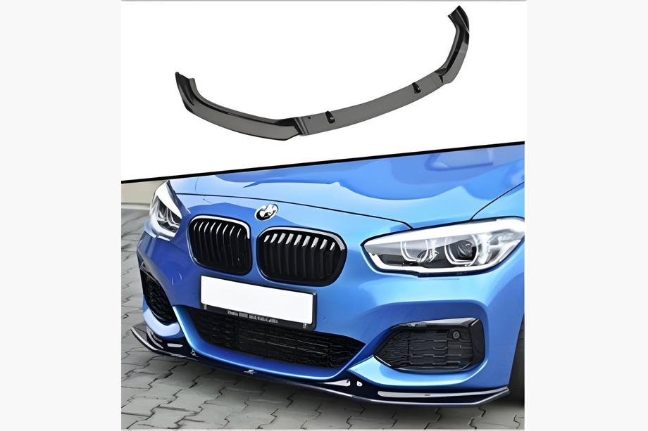 BMW 1-sarja F20/F21 2011–2019 DPT etupuskurin lip-spoileri (kiiltävä musta) Image