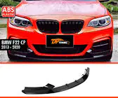BMW 2-sarja F22/F23 2014–2021 DPT V-1 etulipaspoileri (M Performance, kiiltävän musta) kuva 1