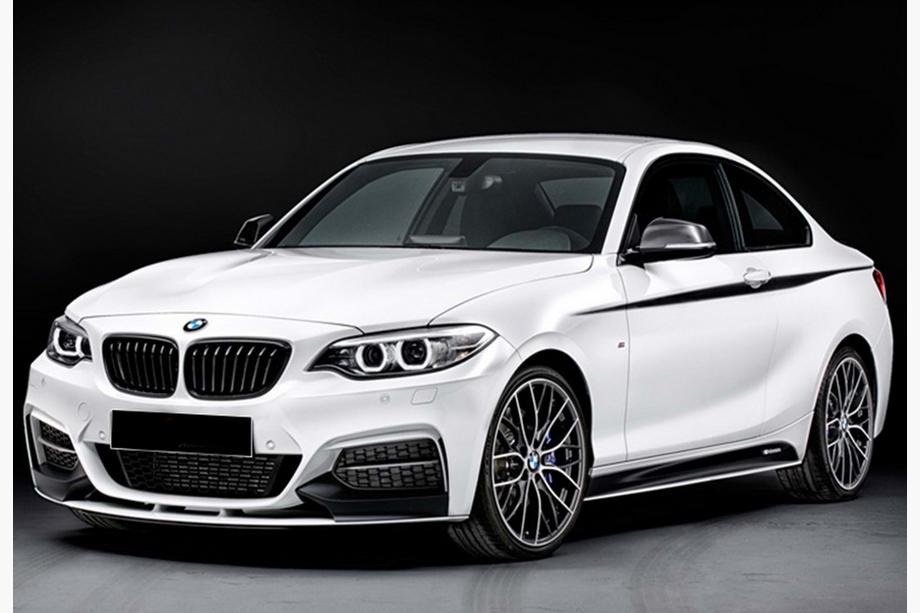 BMW 2-sarja F22/F23 2014–2021 Etulipan spoileri DPT V-2 (M Performance, kiiltävä musta) Image
