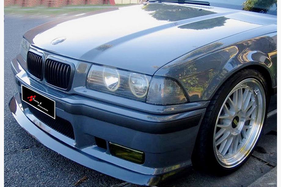 BMW 3-sarja E36 1990–2000 DPT etulippa (M3:lle, kiiltävän musta) Image