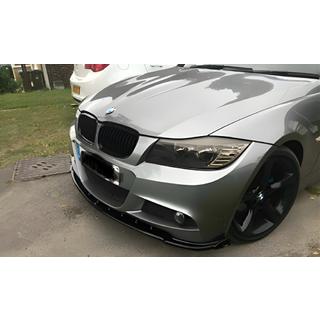 Etupuskurin lip-spoileri DPT V-1 (E90 M-Sport 2008-2011, kiiltävä musta) BMW 3-sarja E90/E91 2005–2011 kuva 1