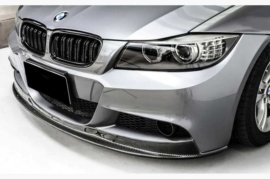 BMW 3-sarja E90/E91 2005–2011 DPT V-2 etulippa (E90 M-Sport 2008-2011), kiiltävän musta Image