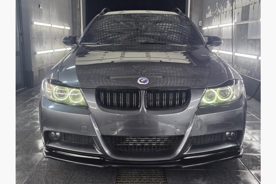 BMW 3-sarja E90/E91 2005–2011 Etuhelma DPT (E90 M-Sport 2005-2008, kiiltävä musta) Image