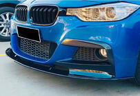 BMW 3-sarja F30/F31 2012–2019 DPT etulipan lisäosa (M Performance, kiiltävä musta) kuva 1