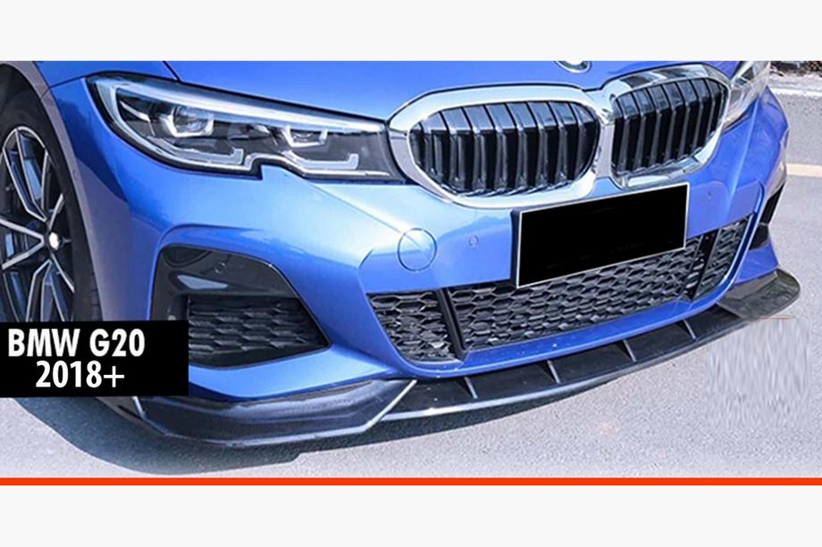 BMW 3-sarja G20/G21 2018– Etulippa DPT V-1 (M Technic, kiiltävä musta) Image