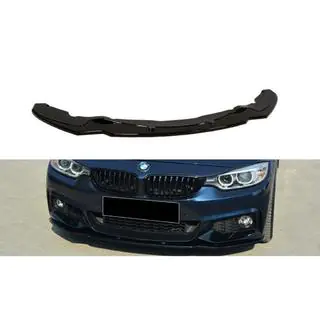Etupuskurin lip spoiler DPT V-2 (M-Sportille, kiiltävä musta) kuva 4