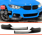 BMW 4-sarja F32/F33/F36 2012–2020 Etupuskurin lipa DPT V-4 (M Technic, kiiltävä musta) kuva 1