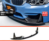 BMW 4-sarja F32/F33/F36 2012–2020 Etupuskurin lip-spoileri DPT V-5 (M4, kiiltävä musta) kuva 1