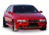 BMW 5-sarja E39 1996–2003 DPT etulipan lippa (M5, kiiltomusta) kuva 1