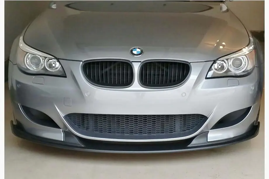 BMW 5-sarja E60/E61 2003–2010 DPT etulippa (siivekkeillä, M5 Hamann, kiiltävä musta) Image