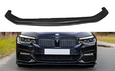 BMW 5-sarja G30/G31 2017–2023 DPT V-2 etupuskurin lip-spoileri (2017-2020, musta kiiltävä) kuva 1