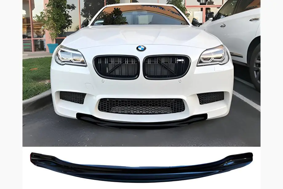 BMW 5-sarja F10/F11 2010–2016 DPT V1 etulippa (M5:lle, kiiltävä musta) Image