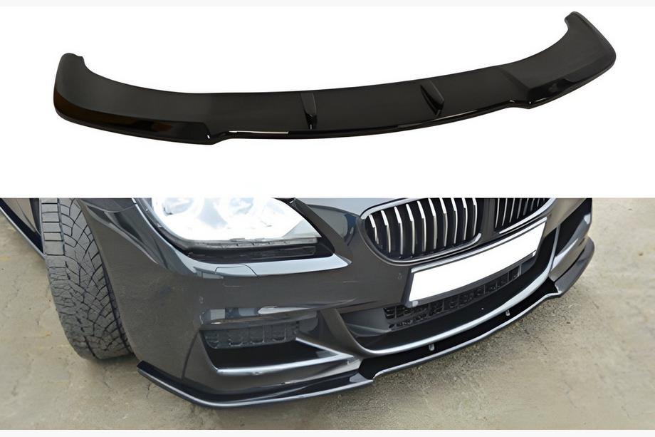 BMW 6-sarja F12/F13/F06 2011–2018 DPT etulipan lisäosa (M Performance, kiiltävä musta) Image