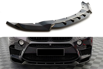 BMW X5 F15 2013–2018 Etupuskurin lip spoiler DPT V-2 (X5M F85, kiiltävä musta) kuva 1