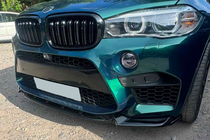 BMW X5 F15 2013–2018 Etupuskurin lip spoiler DPT V-2 (X5M F85, kiiltävä musta) kuva 6