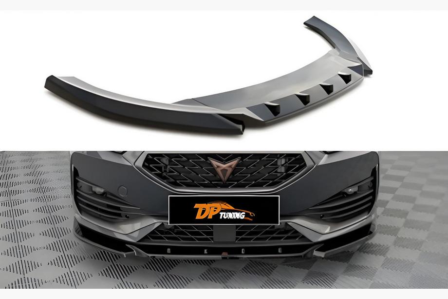 Seat Leon 2020– DPT etupuskurin spoilerilippa (Cupra, kiiltävä musta) Image