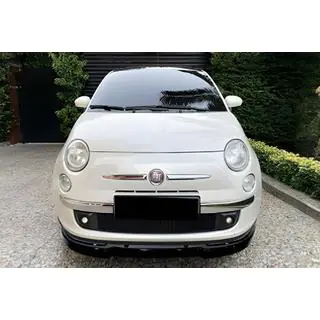 DPT etupuskurin lip-spoileri (kiiltävä musta) Fiat 500/500L 2013–2022