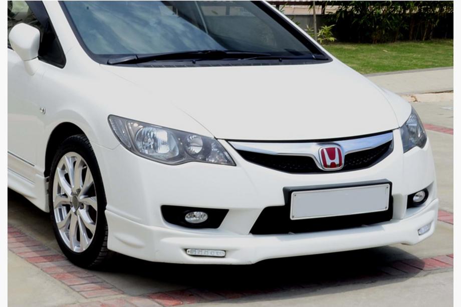 Honda Civic Sedan VIII 2006–2011 DPT etupuskurin lip spoileri (2009-2011, maalattava) Image