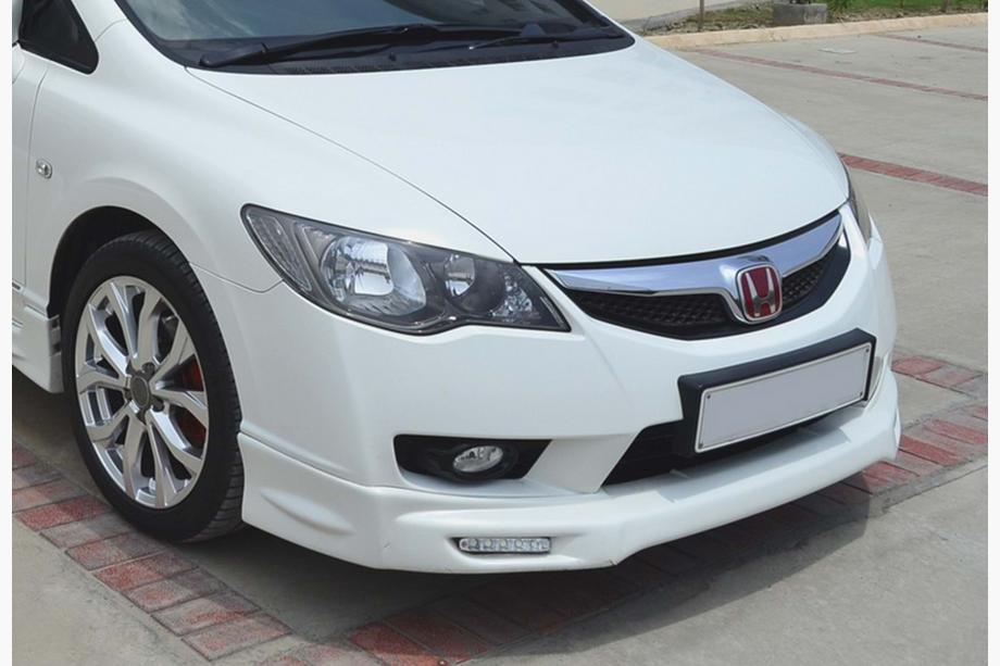 Honda Civic Sedan VIII 2006–2011 DPT etupuskurin lip spoileri (2009-2011, maalattava) Kuva 4