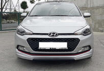 Hyundai I-20 2014–2020 DPT etupuskurin lip-spoileri (kiiltävä musta) kuva 2