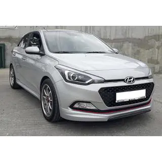 DPT etupuskurin lip-spoileri (kiiltävä musta) Hyundai I-20 2014–2020 kuva 1