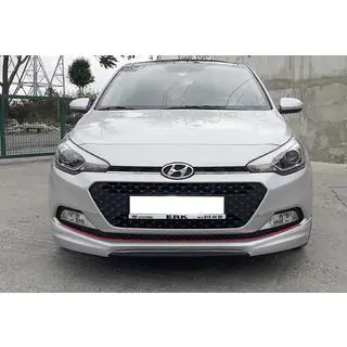 DPT etupuskurin lip-spoileri (kiiltävä musta) Hyundai I-20 2014–2020 kuva 2
