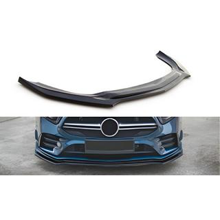 Etupuskurin lip-spoileri DPT V-2 (kiiltävä musta) Mercedes A-сlass W177 2018–