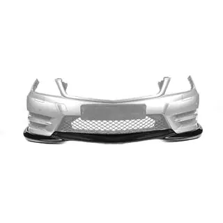Etupuskurin lipa DPT V2 (2011-2015, kiiltävä musta) Mercedes C-sarja W204 2007–2015 kuva 2