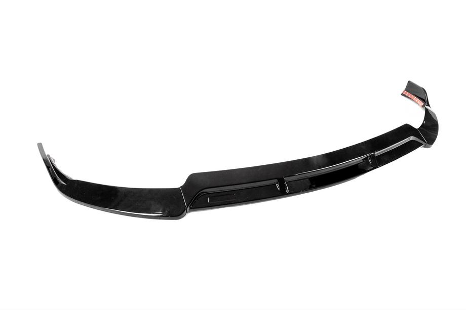 Mercedes C-class W205 2014–2021 DPT etupuskurin lip-spoileri (2019-2021, vain AMG-Line, kiiltävän musta) Kuva 4