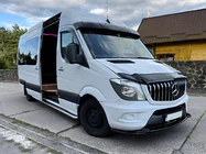 Mercedes Sprinter W906 2006–2018 DPT etupuskurin lip-spoileri (kiiltävä musta) kuva 4
