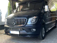 Mercedes Sprinter W906 2006–2018 DPT etupuskurin lip-spoileri (kiiltävä musta) kuva 5