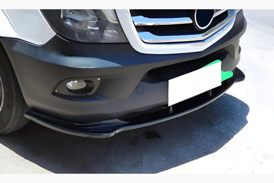 Mercedes Sprinter W906 2006–2018 DPT etupuskurin lip-spoileri (kiiltävä musta) Image