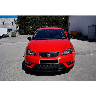 Etupuskurin lip-spoileri DPT V-1 (musta kiiltävä) Seat Ibiza 2010–2017 kuva 3