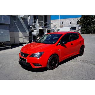Etupuskurin lip-spoileri DPT V-1 (musta kiiltävä) Seat Ibiza 2010–2017 kuva 2