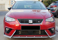 Seat Ibiza 2010–2017 Etupuskurin lip-spoileri DPT V-2 (kiiltävä musta) kuva 3