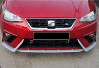 Seat Ibiza 2010–2017 Etupuskurin lip-spoileri DPT V-2 (kiiltävä musta) kuva 4