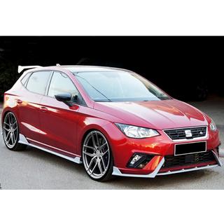 Etupuskurin lip-spoileri DPT V-2 (kiiltävä musta) Seat Ibiza 2010–2017 kuva 2