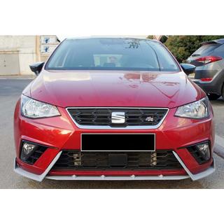 Etupuskurin lip-spoileri DPT V-2 (kiiltävä musta) Seat Ibiza 2010–2017 kuva 3