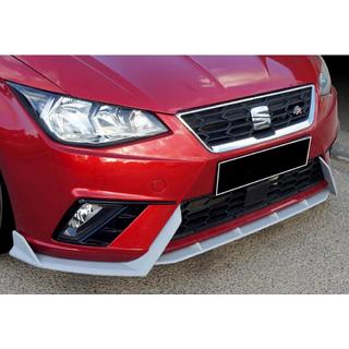 Etupuskurin lip-spoileri DPT V-2 (kiiltävä musta) Seat Ibiza 2010–2017 kuva 1