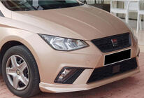 Seat Ibiza 2010–2017 DPT V-3 etulippa (kiiltomusta) kuva 4